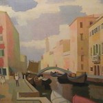 Aquiles Badi – Venecia desde San Barnaba – oleo – 60 x 80 cm – 1967